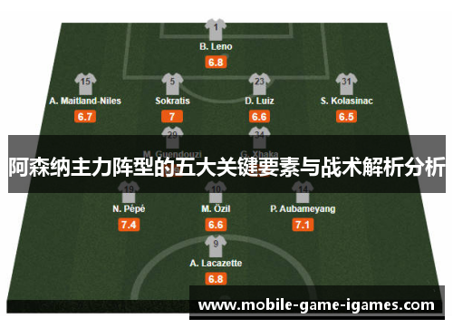 阿森纳主力阵型的五大关键要素与战术解析分析