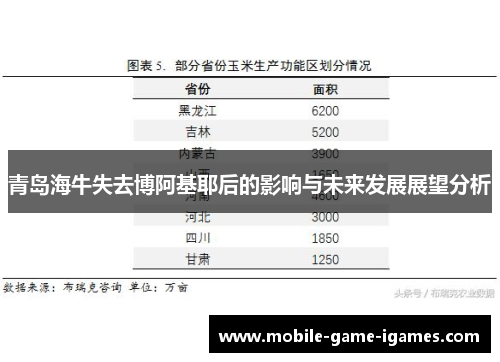 青岛海牛失去博阿基耶后的影响与未来发展展望分析 青岛海牛失去博阿基耶后的影响与未来发展展望分析